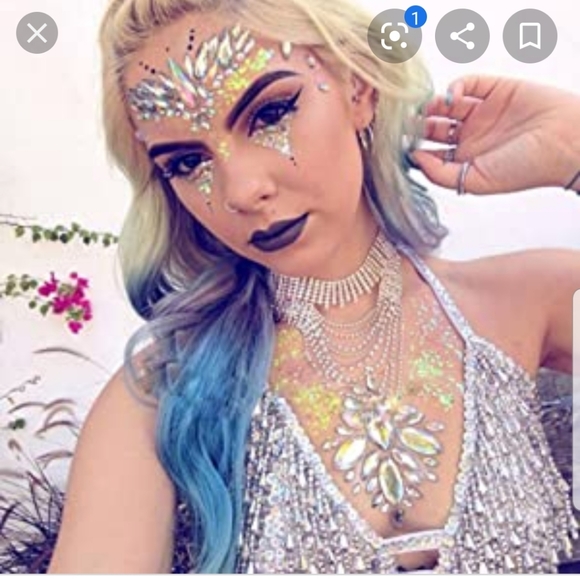 🐳7 for $20 Crystal Face Stickers - Picture 1 of 6